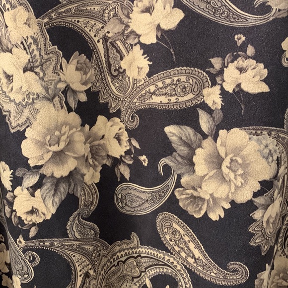 Solitare Vintage Style Floral Paisley Blazer Jacket . Size M - Picture 7 of 13